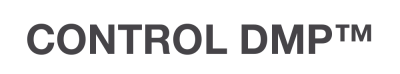 Black logo text reading “CONTROL DMP™”