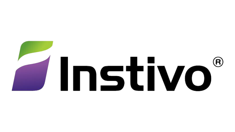 Insilivo logo with green and purple leaf icon and gray text