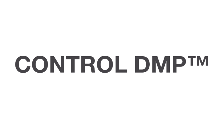 Black logo text reading “CONTROL DMP™”
